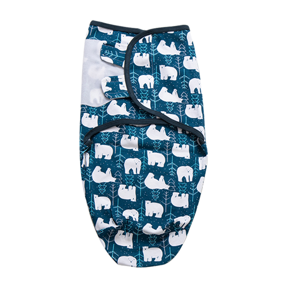 Picture of Yinmei cotton baby swaddling towel newborn anti-shock baby sleeping bag printing Four Seasons baby quilt cross-border