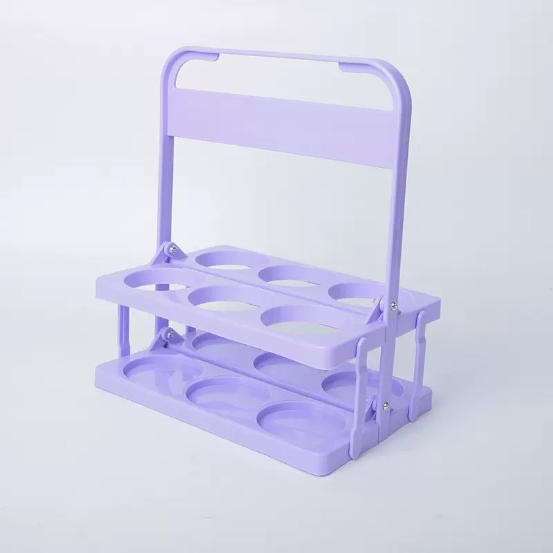 Picture of Foldable Plastic Beer Basket Beverage Beer Holder Sport Kettle Portable Holder Beer Rack