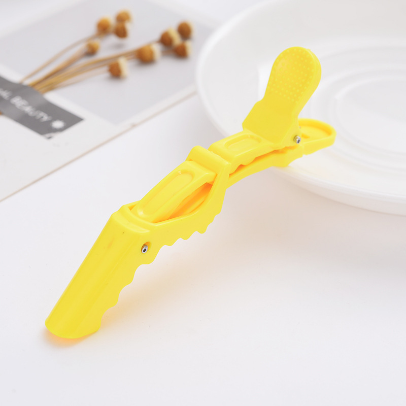 Picture of Multi-functional hair styling clip positioning partition alligator clip long mouth clip crane mouth clip curly hair stylist's choice