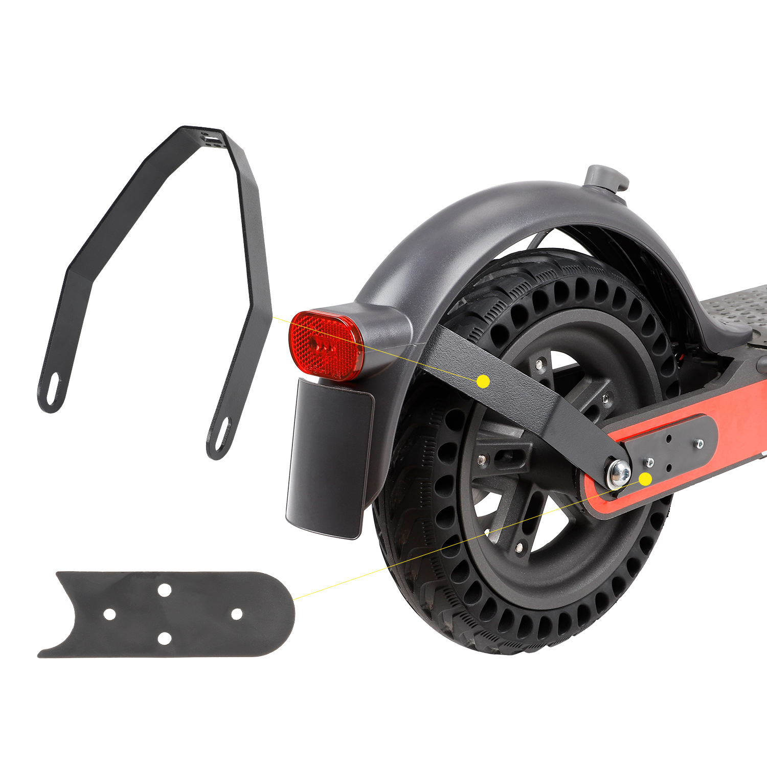Picture of Rear Fender Metal Bracket Gap Piece for Electric Scooter M365 Pro Pro2 1S Universal Accessories