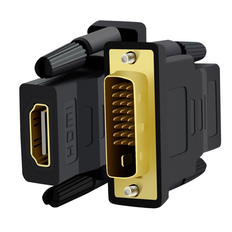 Picture of HDMI to Dvi Adapter 24+1 Mutual Conversion for Connecting Tv and Computer to Monitor, Dvi to Female Converter, High-Definition Conversion