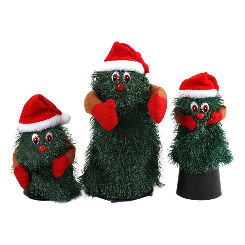 New Rotating Christmas Tree with Music Christmas Decoration Christmas Gift Gift Doll Electric Doll