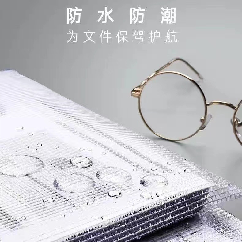 Picture of Grid File Bag A4 with Label Test Paper Bag Data Storage Bag File Bag Pvc Custom Test Paper Storage