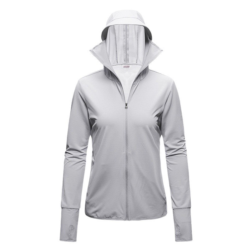 Outdoor Knitted Sun Protection Clothing for Women in Summer, Anti-Uv Ice Silk Breathable Sun Protection Clothing, Cycling and Fishing Special Jacket for Men