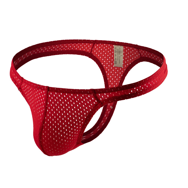 Picture of Men's thong breathable low waist sexy mesh men's underwear wholesale