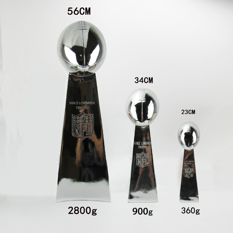 Picture of Super Bowl Rugby Trophy Vince Lombardi Cup Lettering Gift Cross-border Foreign Trade Exclusive for Factory Outlet