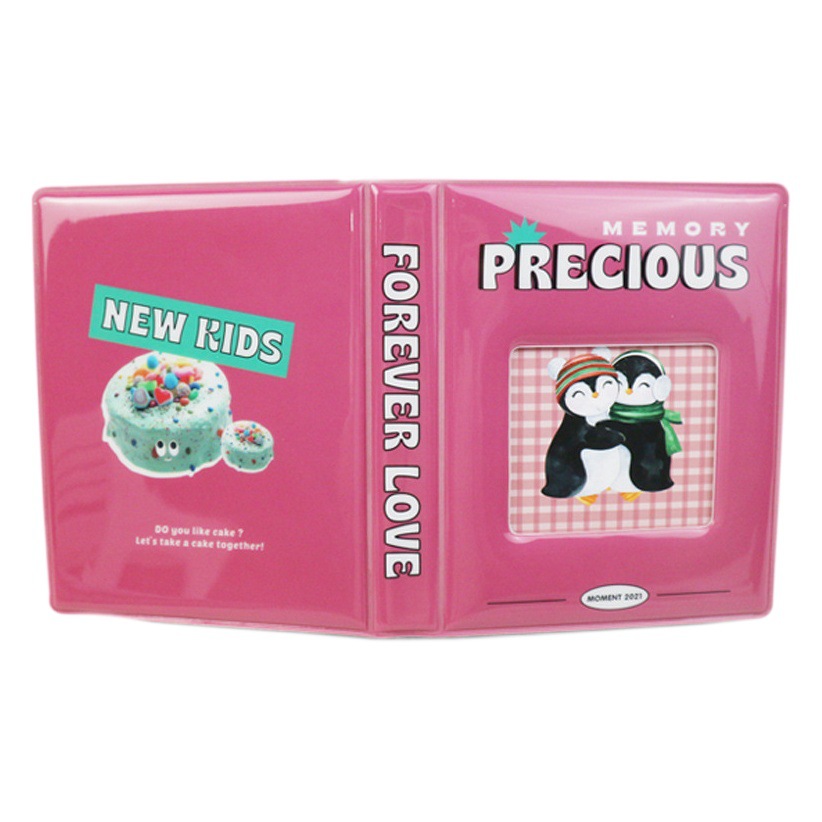 INS Style Cartoon Cute Photo Album Hollow Love Mini Photo Album 3-inch Polaroid Postcard Storage Booklet