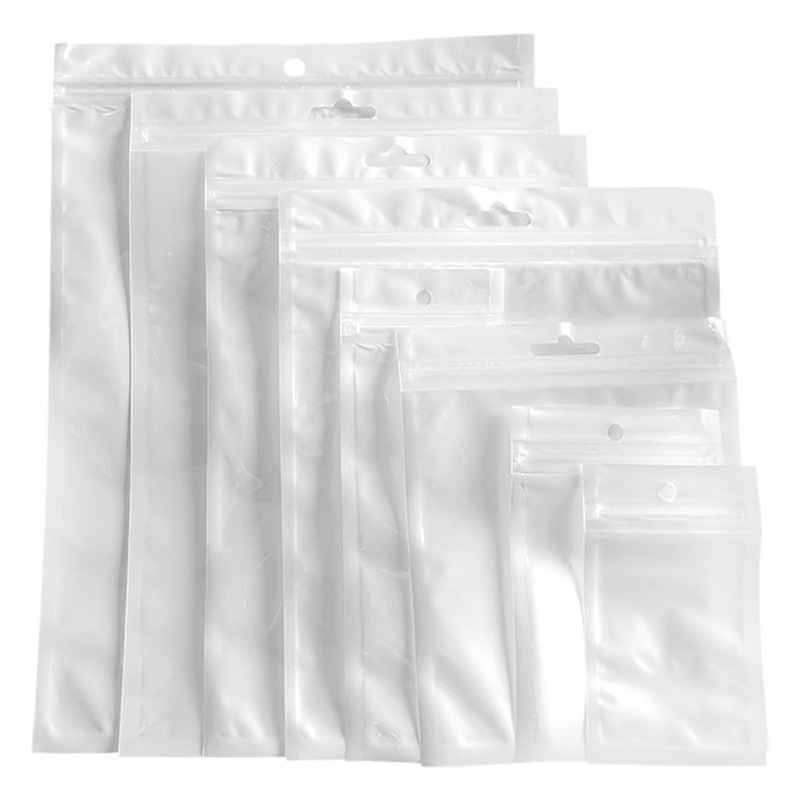 Pearlescent Bag Data Cable Mobile Phone Case Accessories Jewelry Packaging Bag Manufacturer Wholesale Pearlescent Film Yin and Yang Bone Self-Sealing Bag