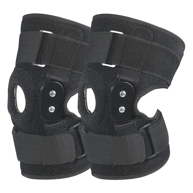 Sports Knee Mountaineering Outdoor Running and Riding Men and Women Anti-slip Steel Plate Support Knee Joint Protection Wholesale