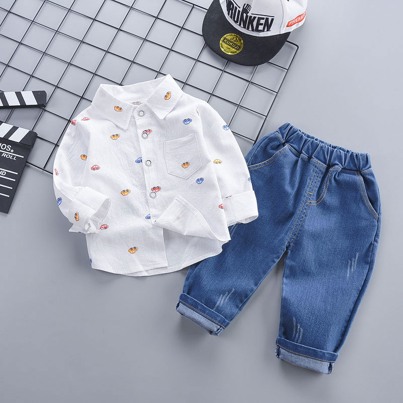 Picture of Wholesale boys' spring clothing suit 2022 new trendy handsome baby children's baby spring and autumn 1-3 years old children's clothing