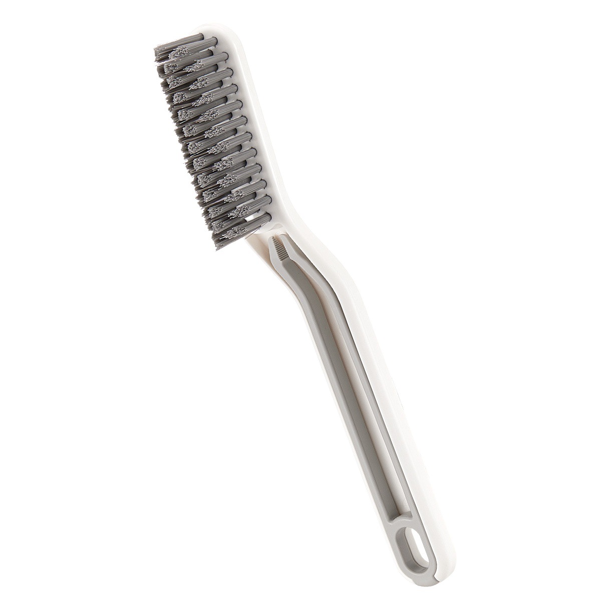 Bathroom cleaning brush gap brush two-in-one small clip Chuck hair window cleaning brush kitchen multifunctional gap brush