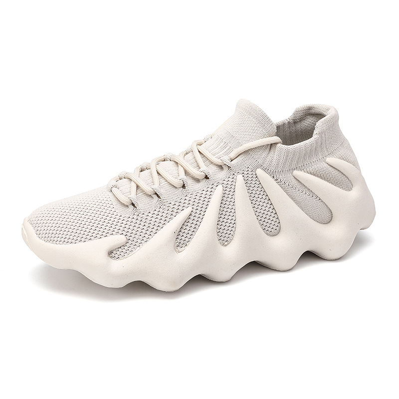 Picture of Men's Shoes New Casual Sports Shoes Fly Woven Volcanic Bottom Breathable Mesh Shoes Men's Running Shoes Octopus Socks Shoes