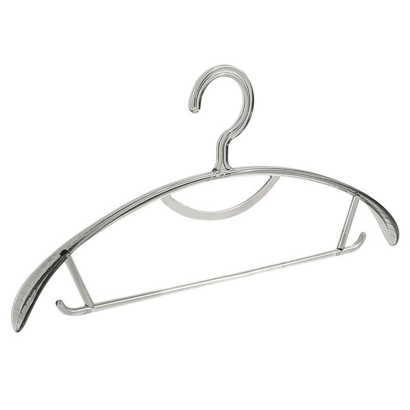Picture of Transparent Clothes Hanger Anti-aging Can 'T-afford Bag Wide Shoulder Seamless Non-slip Clothes Hanger Cloakroom Coat Scarf Clothes Hanger