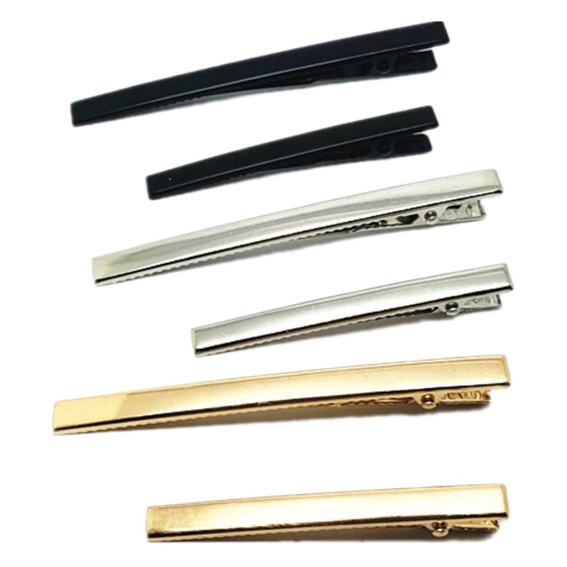 6cm ~ 8cm new Korean version of thin narrow long square clip duckbill clip thin square clip hairpin DIY headwear accessories manufacturers
