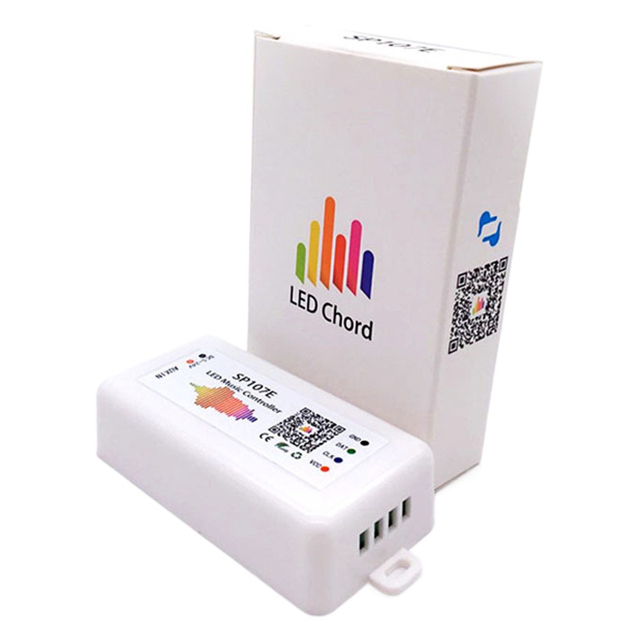Sp107E Bluetooth Music Led Controller Symphony Full-Color Light Strip 2811/2812 Ambient Light Dimming Controller