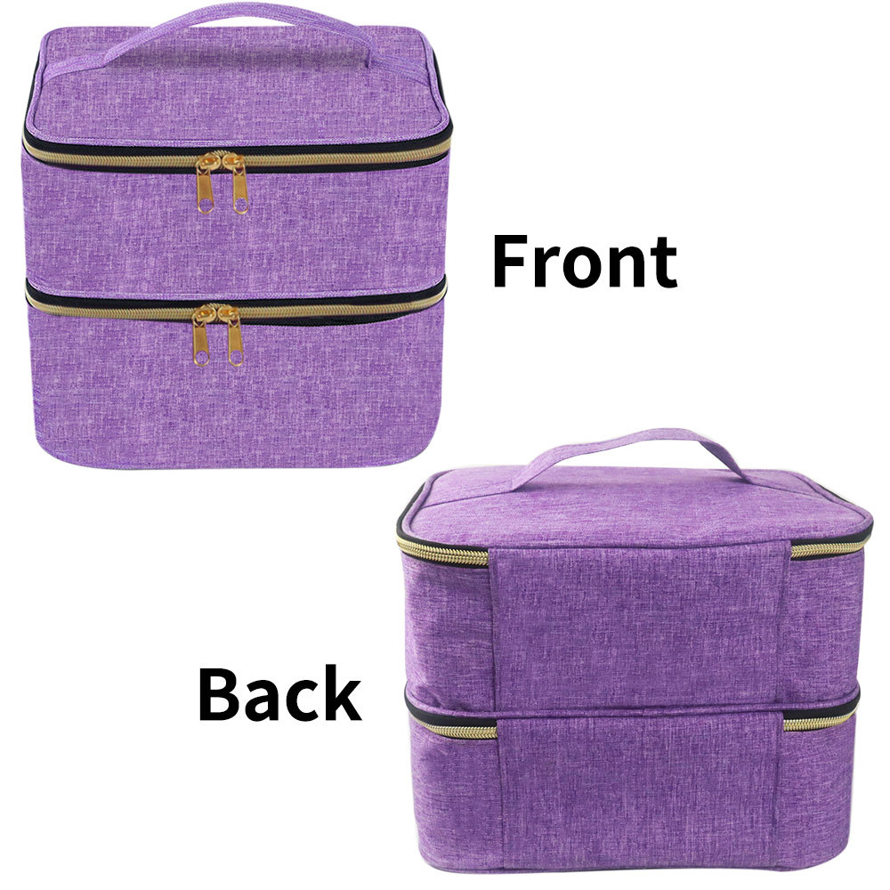 Picture of Portable cosmetic box nail tools nail polish storage bag nail polish storage bag