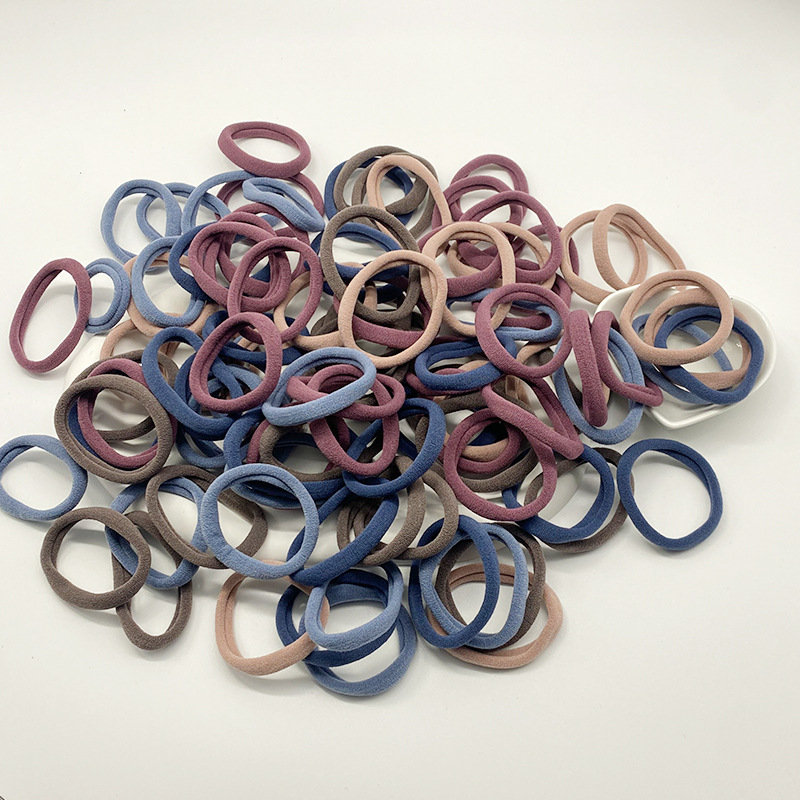 Picture of Single Wholesale Black Headband Hair Tie for Women Korean Style High Elasticity Does Not Hurt Hair Rubber Band High Ponytail Baby Hair Accessories
