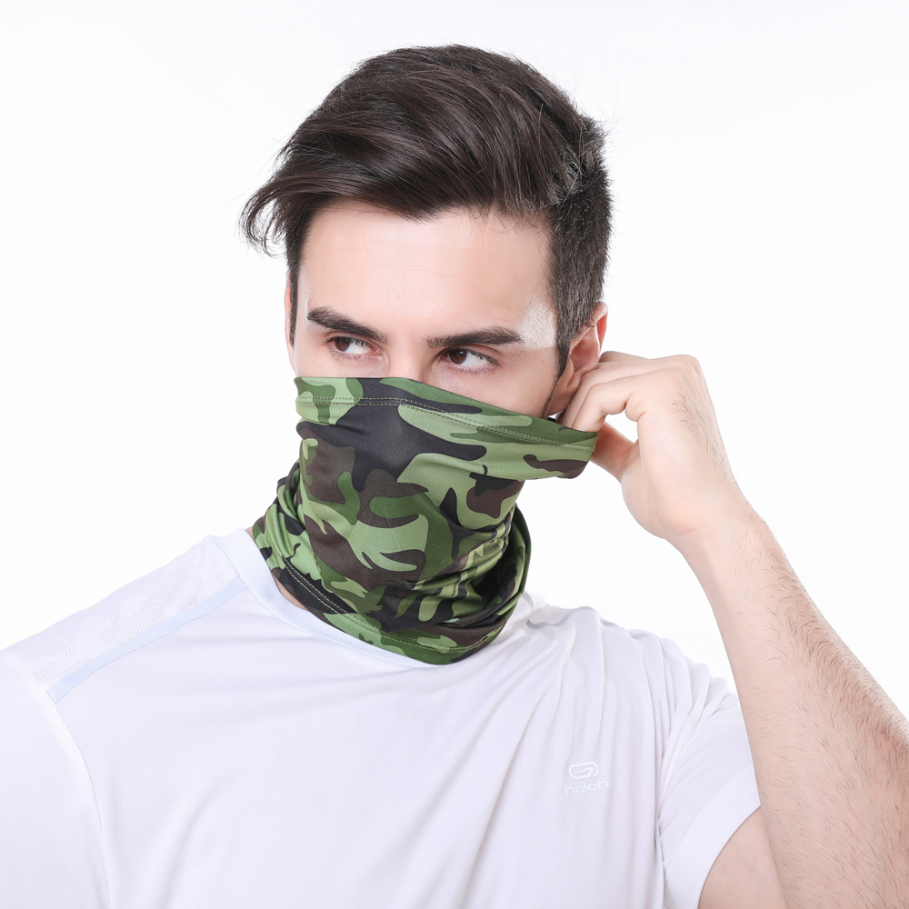 Picture of Men's and Women's Outdoor Camouflage Neck Cover Summer Sun Protection Ice Silk Scarf Outdoor Fishing Magic Face Towel Mask Comfortable and Breathable