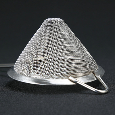 Picture of Cross-Border Ultra-Precision 304 Stainless Steel Filter Filter Deepened Triangular Conical Funnel Leakage Duster