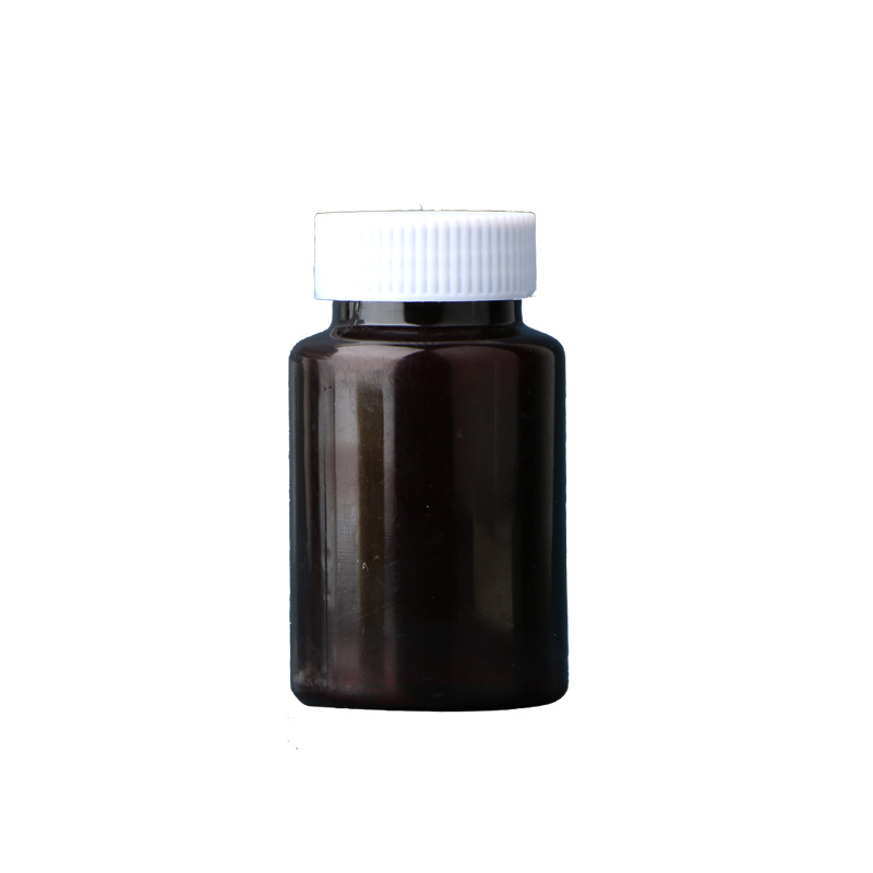 Picture of Wholesale 120ml ml plastic transparent big mouth bottle sealed capsule bottle medicine bottle plastic liquid bottle PET wide mouth bottle