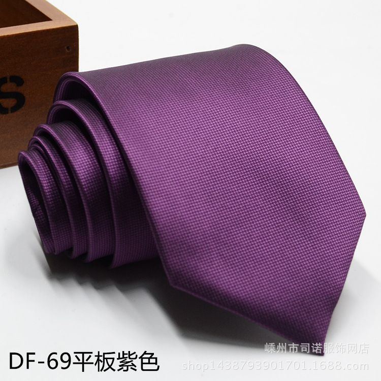 Picture of Tie business formal men's tie polyester yarn Arrow 8cm business tie