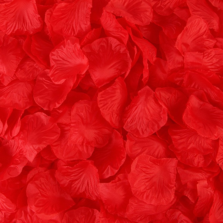 Rose Petals Factory Direct Sales Wedding Room Rose Petals 100 Pieces in Stock Cross-Border Hot Sale