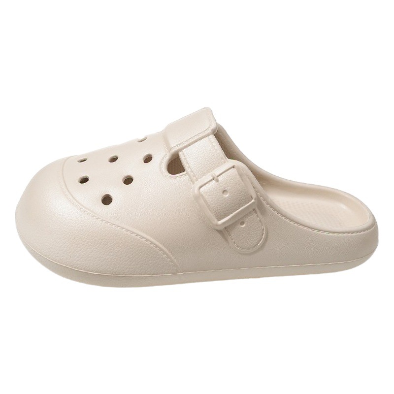 Croc Shoes Women's Summer Outer Wear 2025 New Indoor Home Non-Slip Beach Shoes Baotou Sandals Women's Summer