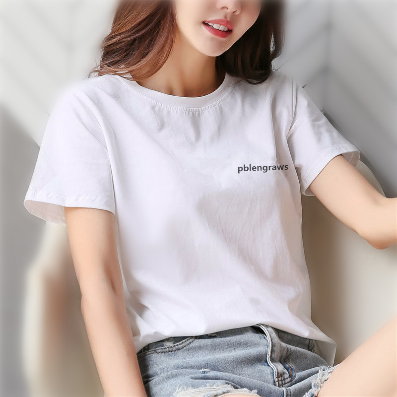 Short-sleeved T-shirt Women's Summer ins Trendy Internet Popular 2023 New Base Top Clothes Loose T-shirt