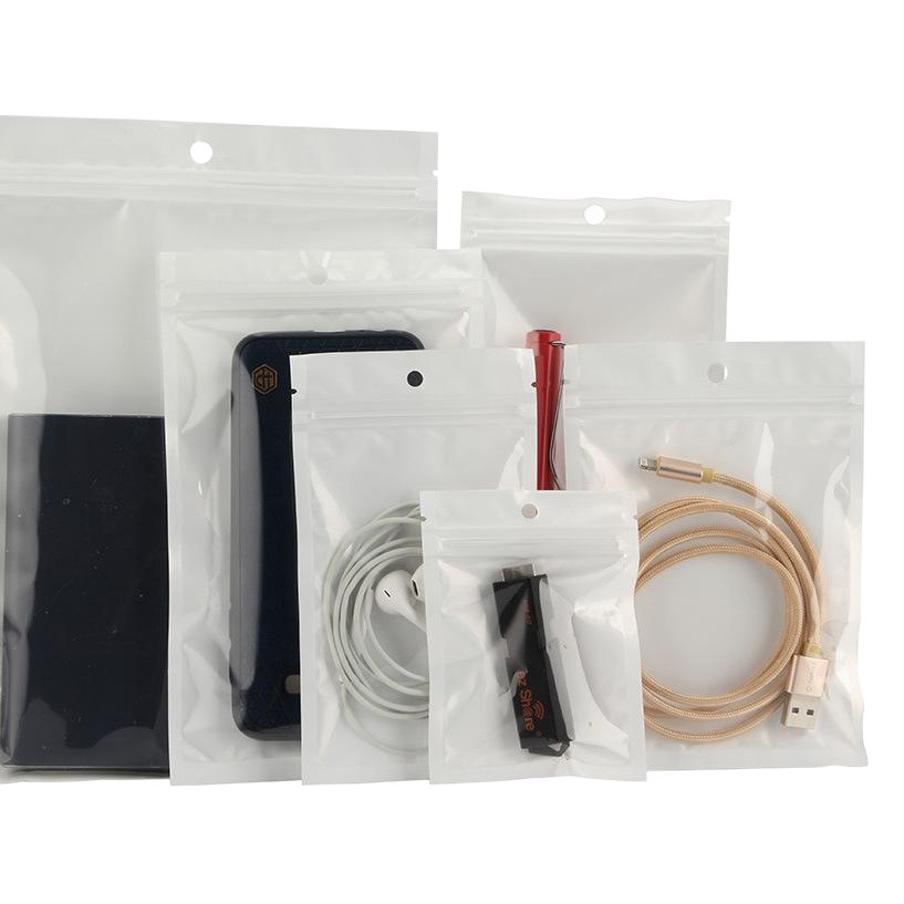 Self-sealing bag translucent plastic bag Pearl film Yin and Yang bone bag fishing gear accessories packaging bag garment bag