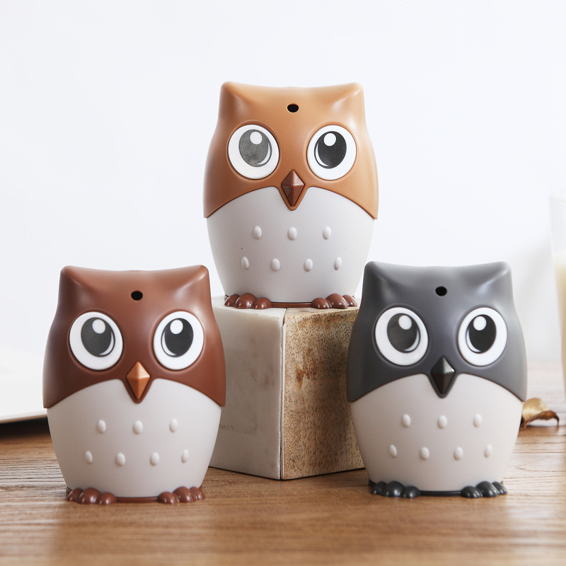 Picture of Self-Designed Home Daily Use Cartoon Push-Type Toothpick Bottle Automatic Owl Toothpick Holder Cross-Border Labeling Delivery