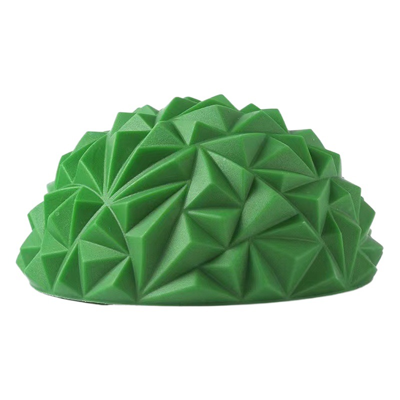 PVC semicircle yoga balance ball children's sense of unity training pineapple ball home fitness foot massage ball durian ball