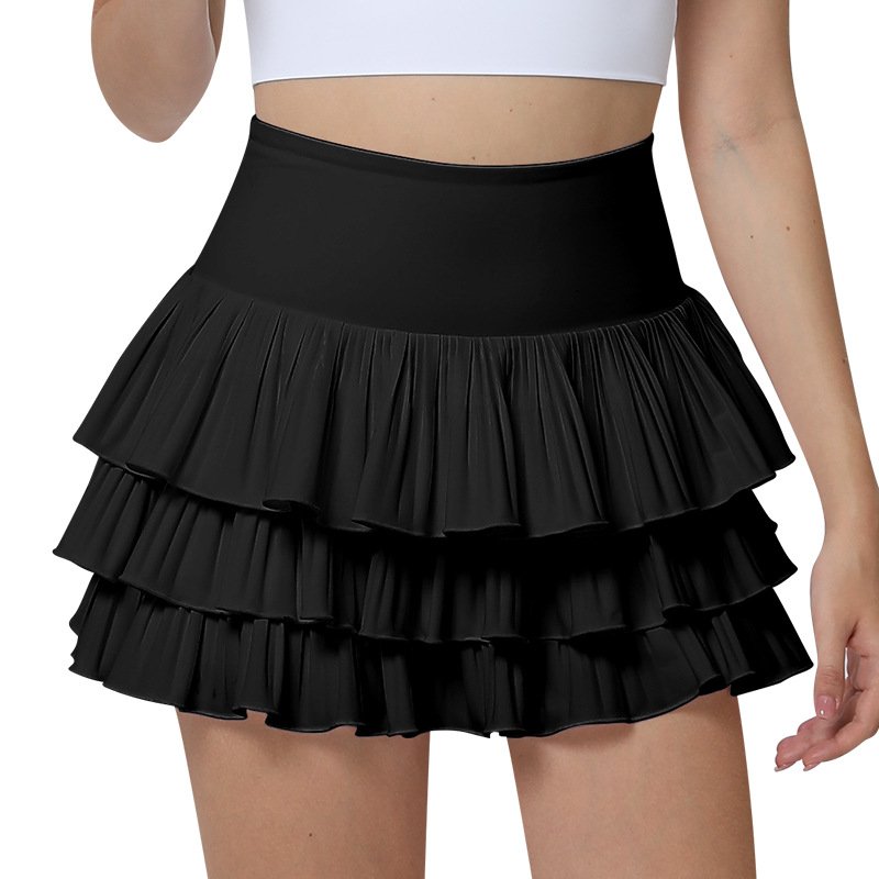 Picture of Quick-drying sunscreen pleated skirt running fitness yoga badminton tennis skirt outdoor golf short sports skirt women