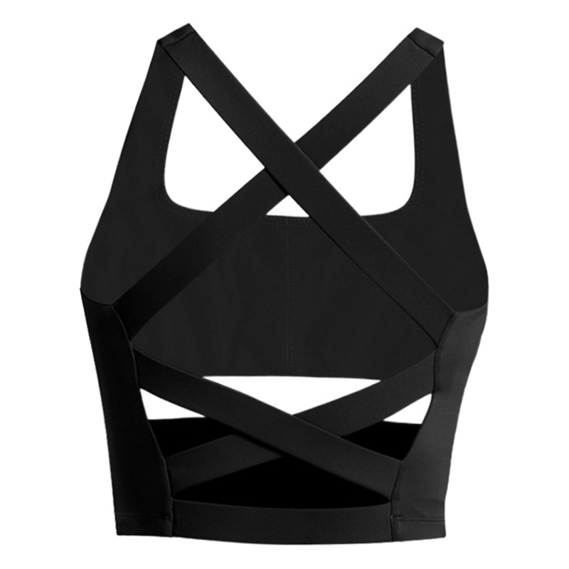 Beauty back sports underwear women's high-strength shockproof fitness yoga vest bra quick-drying new yoga clothing wholesale