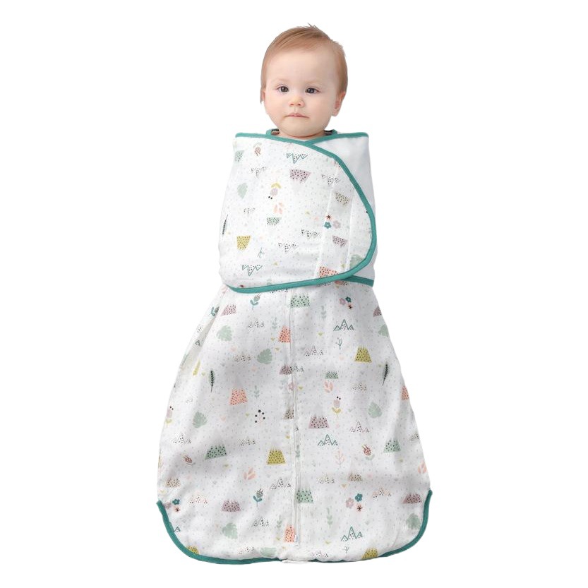 Baby Sleeping Bag Baby Wrapping Swaddle Sleeping Bag Four-Layer Gauze Baby Wings Sleeping Bag Anti-Kick Sleeping Bag