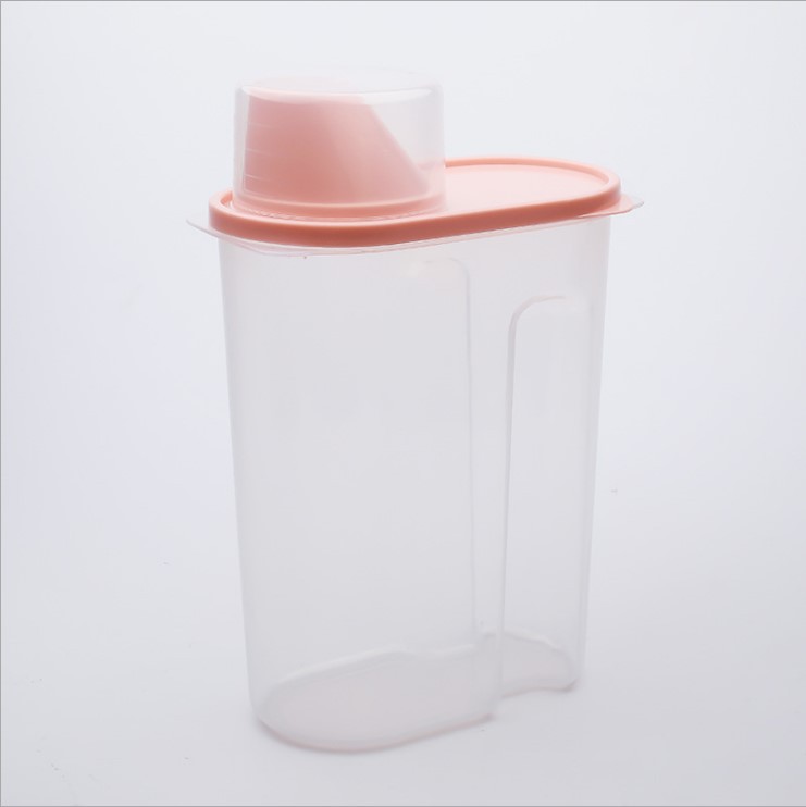 Picture of Food Grade Sealed Jar Moisture-proof Grain Spice Snacks Dry Goods Bottle Storage Box Transparent Kitchen Storage Jar