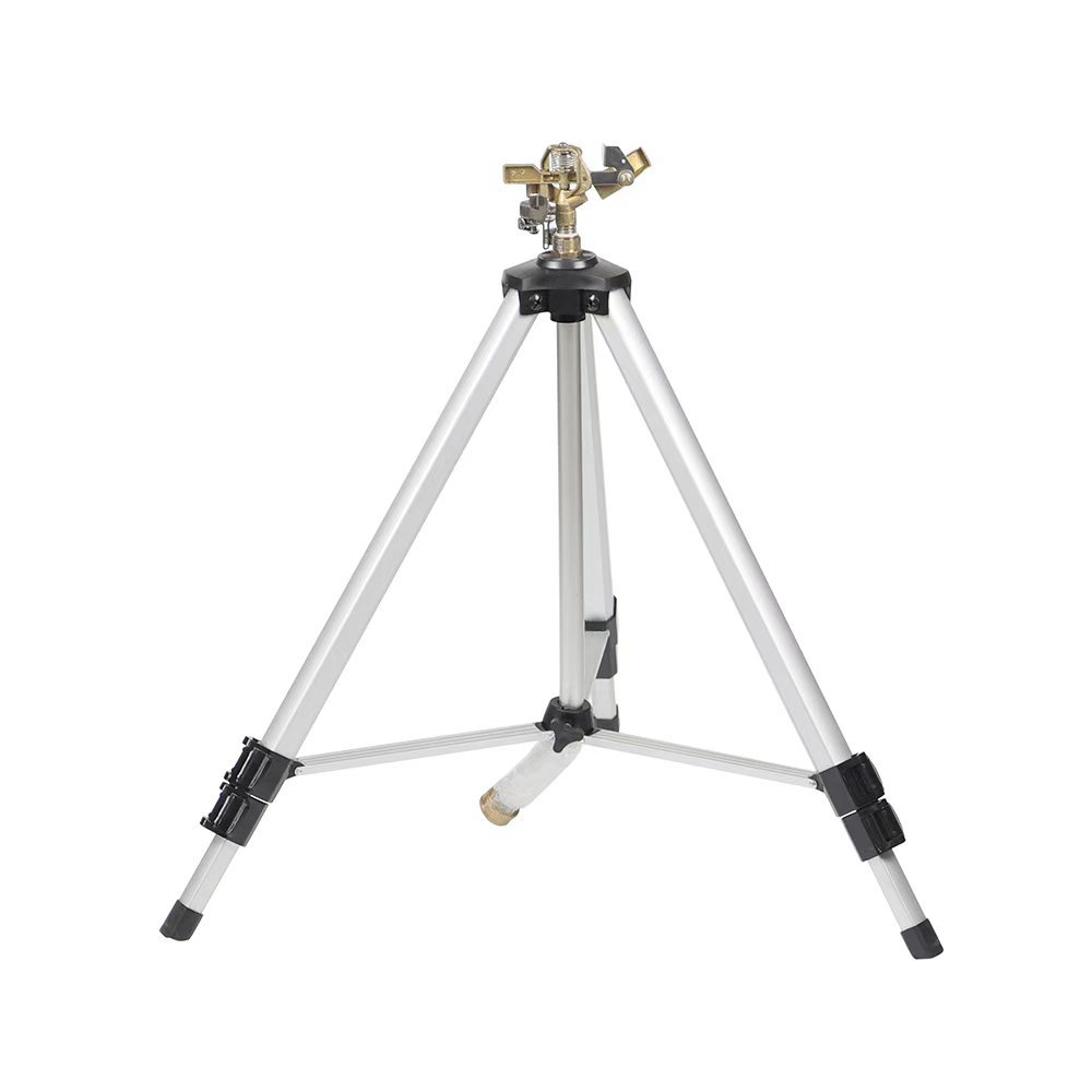 4 Points Garden Irrigation Rotating Rocker Sprinkler Tripod Garden Gardening Tool Tripod Bracket Sprinkler
