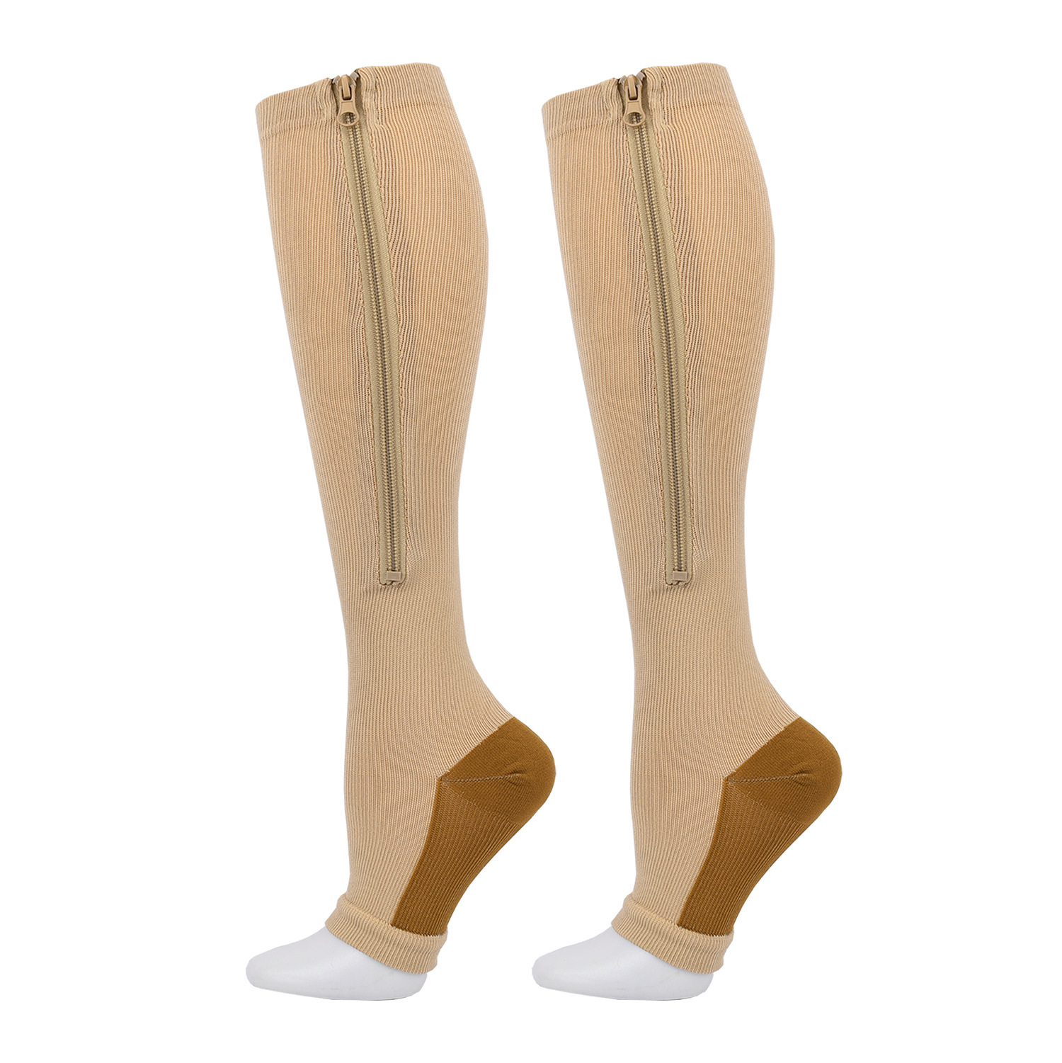 Picture of Manufacturer compression zipper socks long tube sports compression socks vein elastic socks zip sox socks