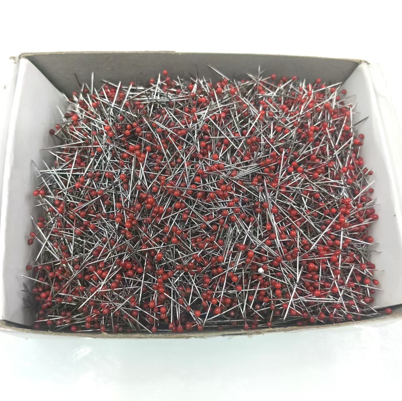 Picture of Turban bag stainless steel needle 26MM silver pin pearl pin nickel plated box silver red factory positioning