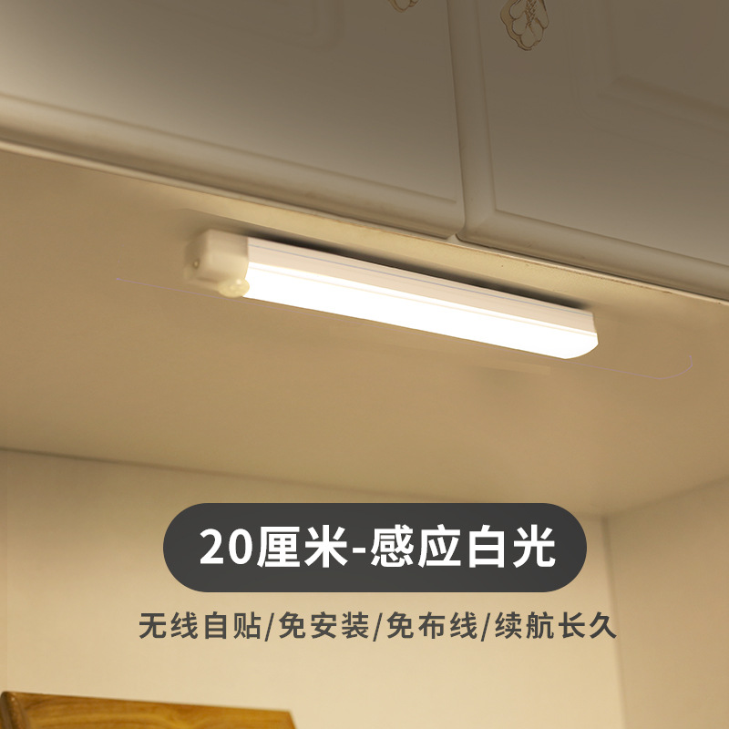 Picture of Led Human Body Sensor Lamp Wireless Magnetic Wine Cabinet Wardrobe Charging Strip Smart Cabinet Night Light Factory Cross-Border