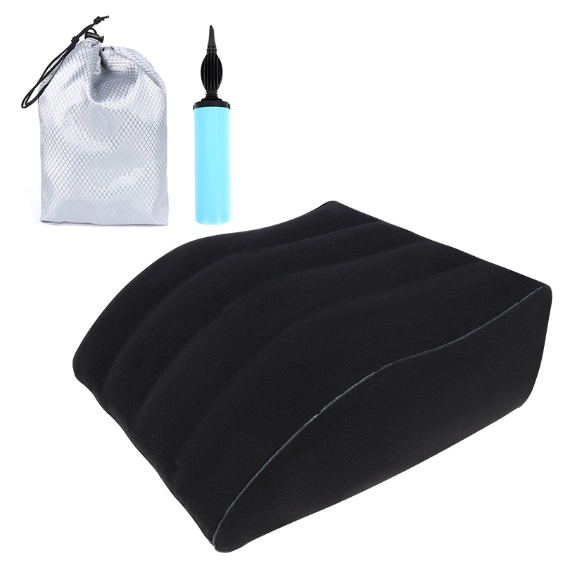Picture of Inflatable Leg Pillow Raising Foot Pillow Bed Artifact Decompression Pillow Knee Relaxation Fatigue Relief Trapezoidal Leg Cushion in stock