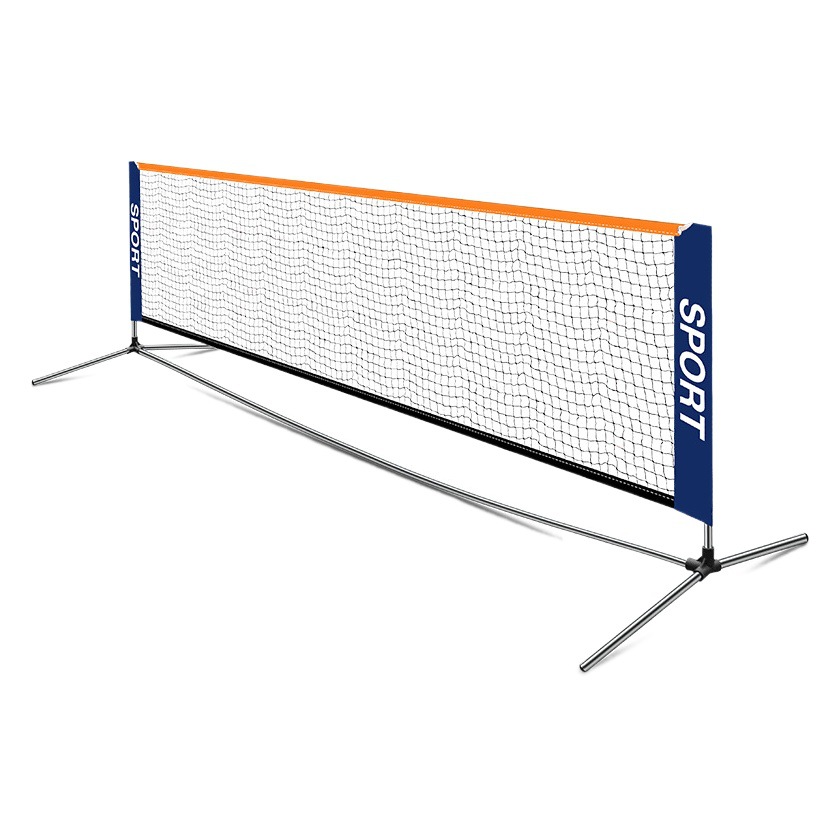 Luspeed Tennis Net Rack Portable Standard Net Simple Outdoor Professional Net Pole Stainless Steel Outdoor Mobile
