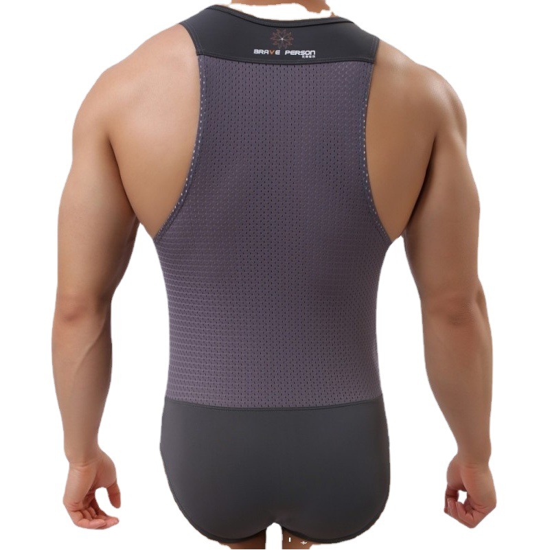 Men's Underwear 80 Pocket Ice Silk Body Shaping Clothing European and American Sports Hip-lifting Body Shaping Swimming Underwear Men's Underwear