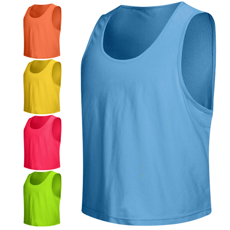 Football Training Mesh Vest Confrontation Suit Group Vest Breathable Vest Confrontation Shirt Can Be Printed with Number