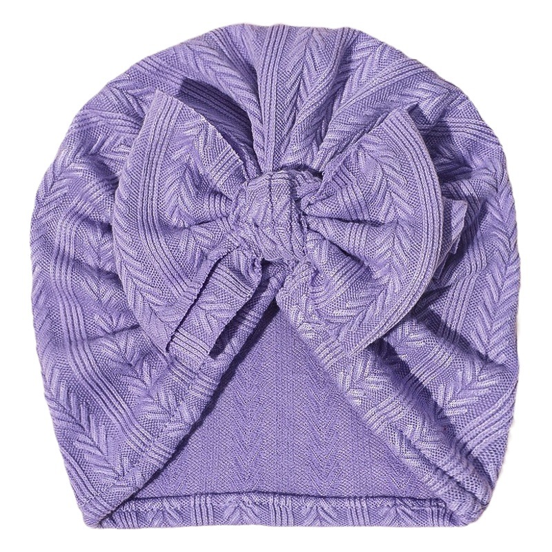 Foreign Trade New Baby Hat Thin Newborn Baby India Hat Head Protection Cap Children's Headscarf Solid Color Cap in stock