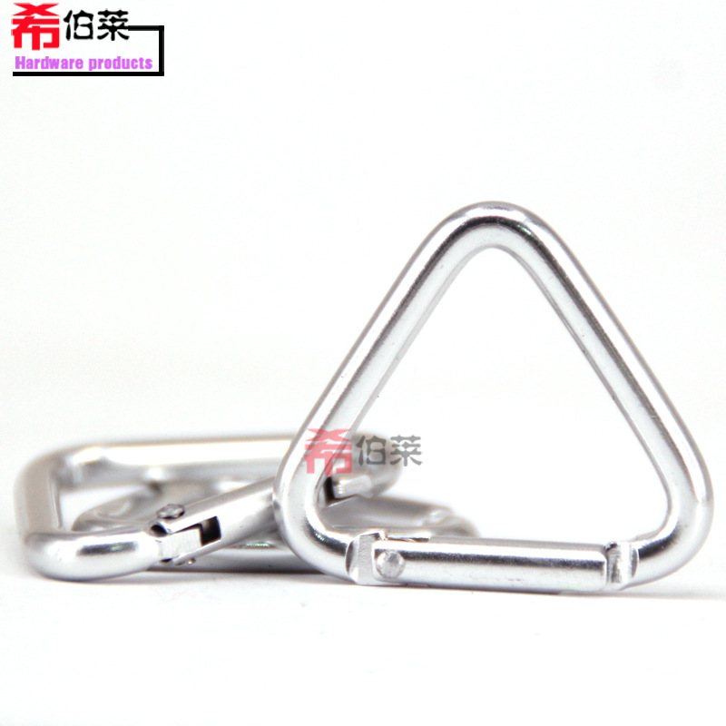Picture of Hebrew No. 4 triangle aluminum alloy steel wire buckle clothing audio kettle accessories special-shaped buckle