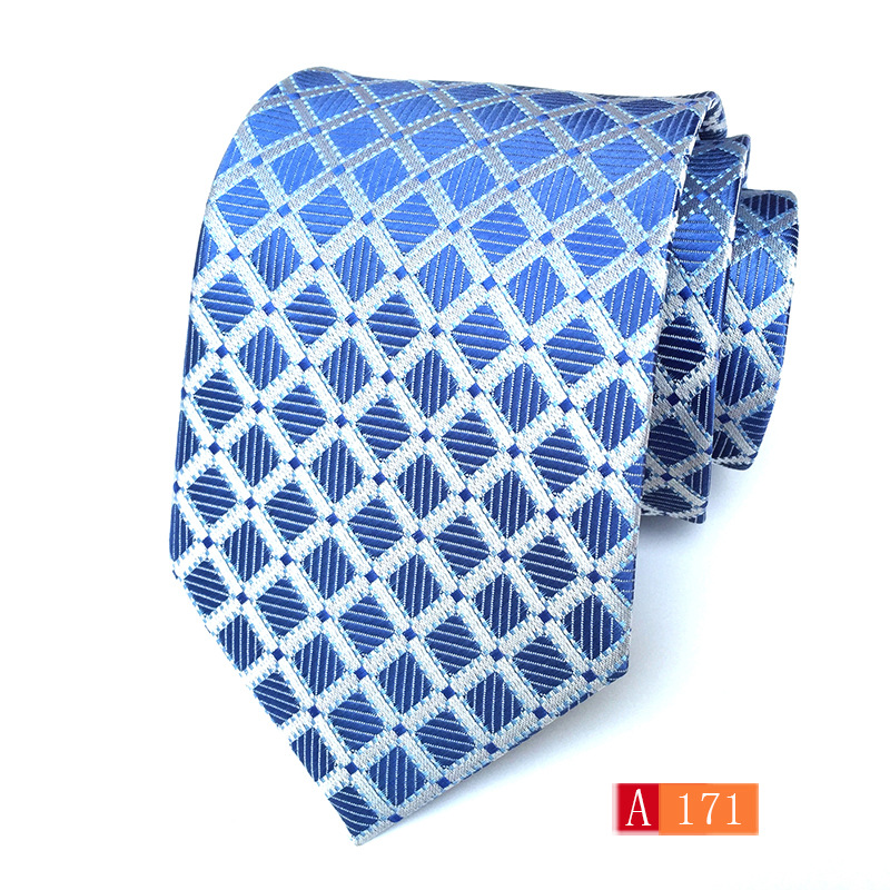 Picture of Source manufacturers polyester jacquard material men's tie big flower spike fashion tie in stock wholesale