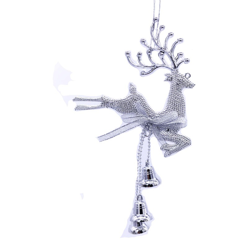 Christmas fawn hanging bells Christmas elk Christmas tree fawn pendant manufacturers direct Christmas holiday decorations