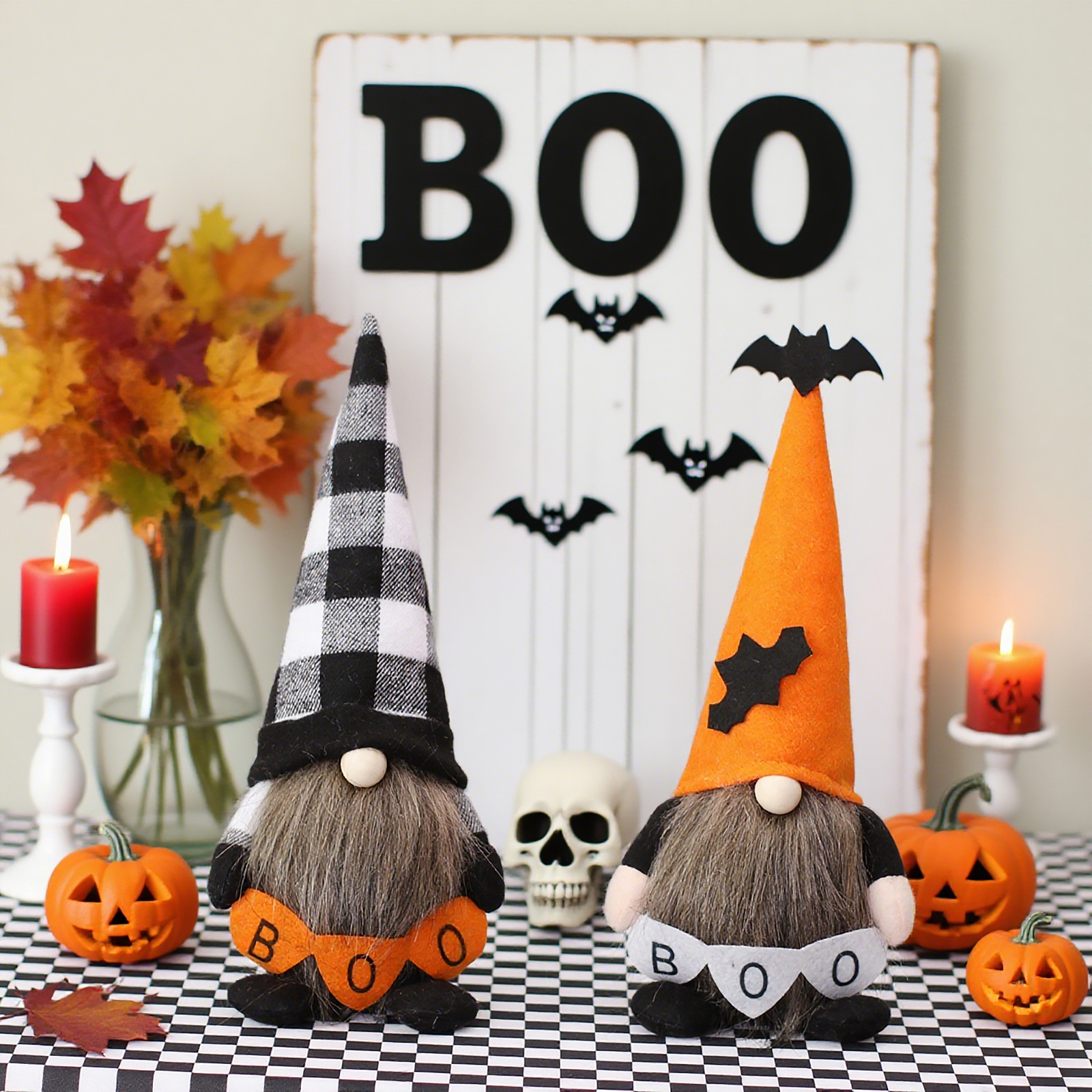 Picture of Mingguan new Halloween venue layout props dwarf faceless doll doll decoration ghost festival ground essence doll