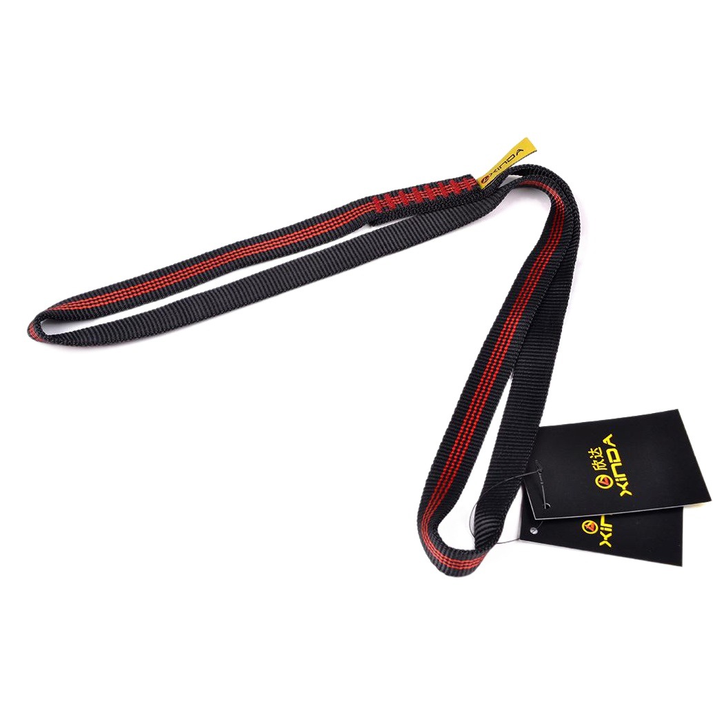 Xinda Outdoor Flat Belt Rock Climbing Equipment Mountaineering Belt Load-bearing Protection Flat Belt Forming Flat Belt High Strength Wear Resistant Loose Flat Belt