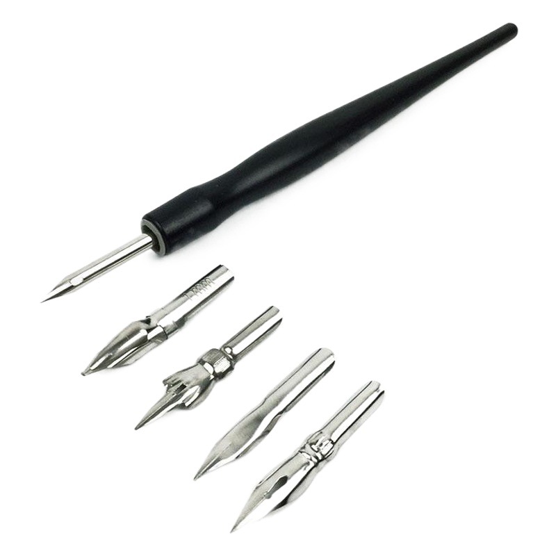 Comic Pen Holder, Pen Tip, Plastic Rod, Dip Pen Model, Wipe-Free Pen, Tracing Pen, Various Specifications of Nibs